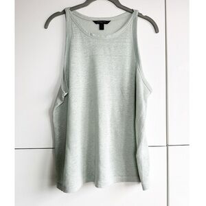 Banana Republic Mint Green 100% Linen Tank Top Size Large Petite